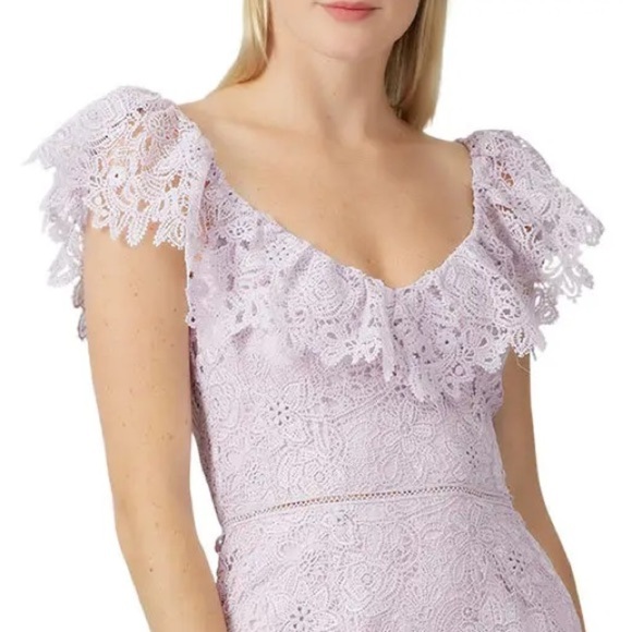 🌻Saylor Purple Lace Adwoa Dress Size XL - Picture 4 of 12